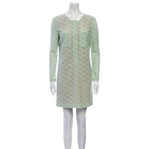 Victoria Beckham Lace Pattern Mini Dress